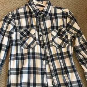 American Eagle blue flannel